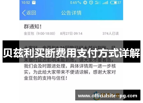 贝兹利买断费用支付方式详解
